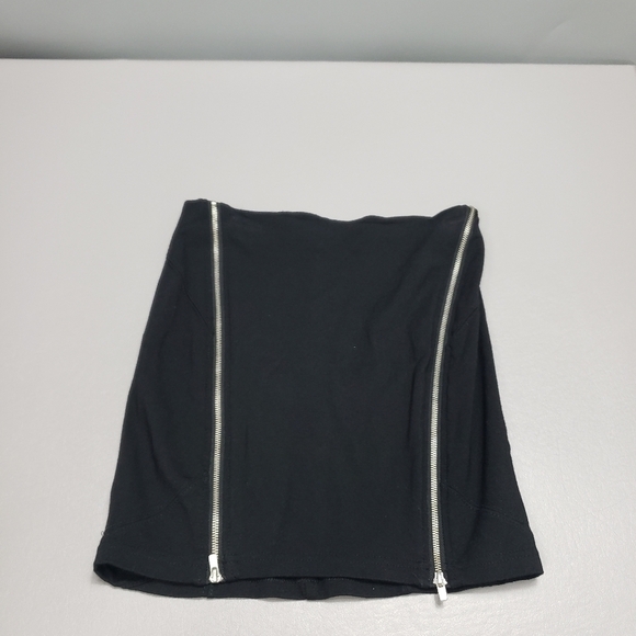 Forever 21 black zipper mini skirt size small - Picture 7 of 9
